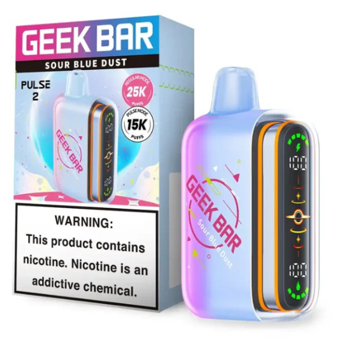 Picture of GEEKBAR P2 DISPOSABLE 25K PUFF 5CT/BOX - SOUR BLUE DUST