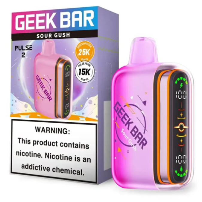 Picture of GEEKBAR P2 DISPOSABLE 25K PUFF 5CT/BOX - SOUR GUSH