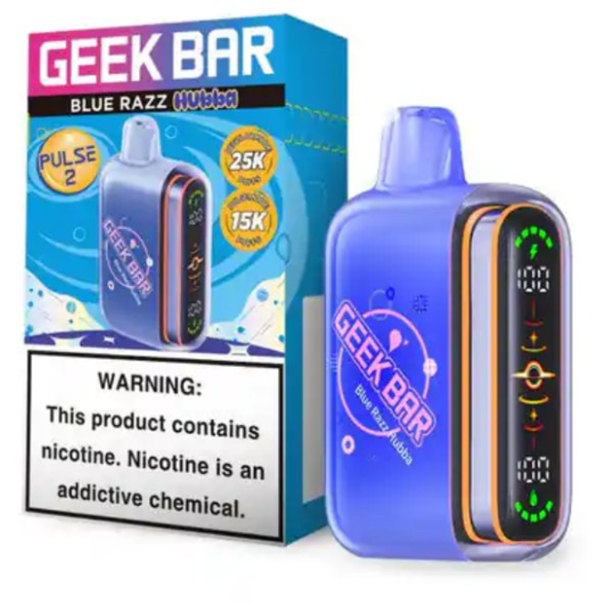 Picture of GEEKBAR P2 DISPOSABLE 25K PUFF 5CT/BOX - BLUE RAZZ HUBBA