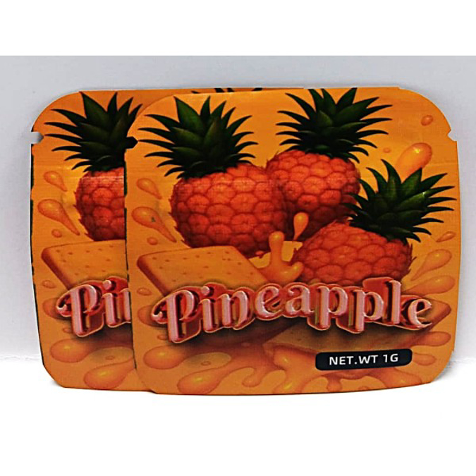 Picture of MYLAR BAGS 1GM 100CT - PINEAPPLE