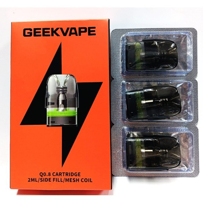 Picture of GEEKVAPE Q0.8 CARTRIDGE 2ML SIDE FILL MESH COIL 3CT