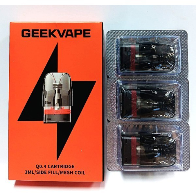 Picture of GEEKVAPE Q0.4 CARTRIDGE 3ML SIDE FILL MESH COIL 3CT