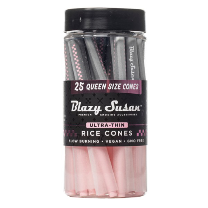 Picture of BLAZY SUSAN ULTRA THIN RICE CONES QUEEN SIZE 25CT/JAR