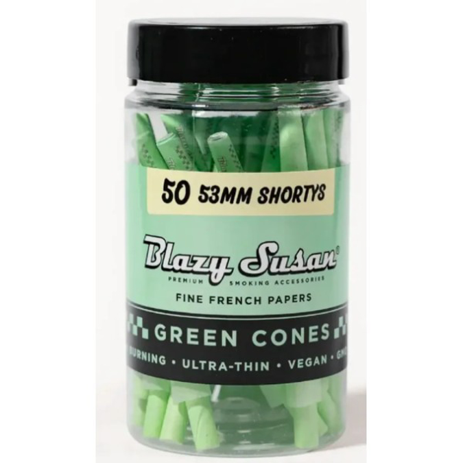 Picture of BLAZY SUSAN GREEN CONES 53MM SHORTYS  50CT/JAR