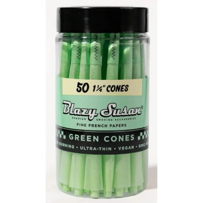 Picture of BLAZY SUSAN GREEN CONES 1 1/4  50CT/JAR
