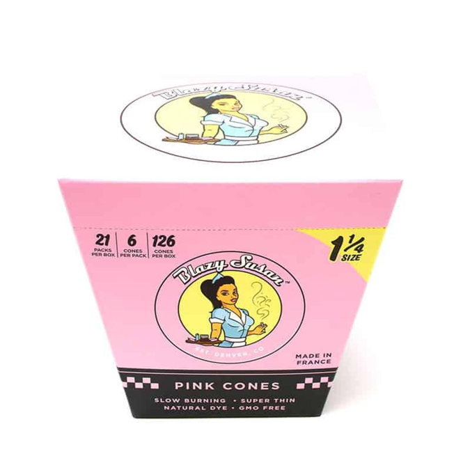 Picture of BLAZY SUSAN PINK CONES 1 1/4 SIZE 6PK 21CT/BOX
