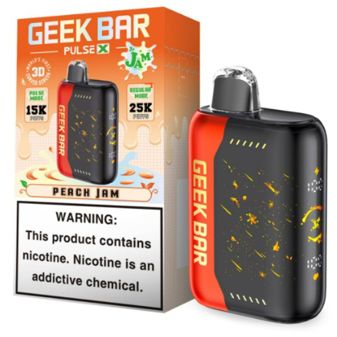 Picture of Geekbar Disposable 25 000 Puffs 5ct/bx - PEACH JAM